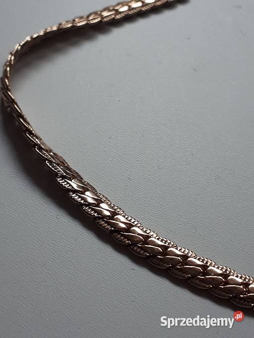 Nowy złoty naszyjnik ze stali szlachetnej podkarpackie Rzeszów