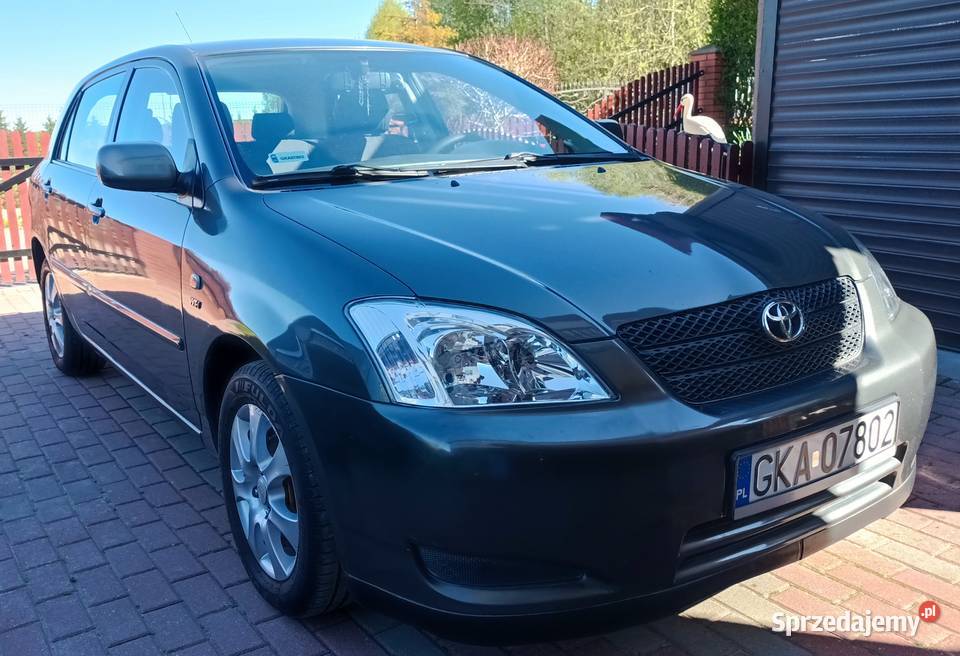 Toyota Corolla XII E12 2004 14 VVTi 97 Terra 2 poduszka powietrzna sprzedam