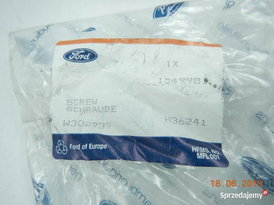 ŚRUBA GŁOWICY CYLINDRÓW FORD KA 08 12 ASO osobowe sprzedam