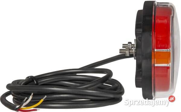 Lampa tylna zespolona LED lewaprawa owalna 1224V Kamionna