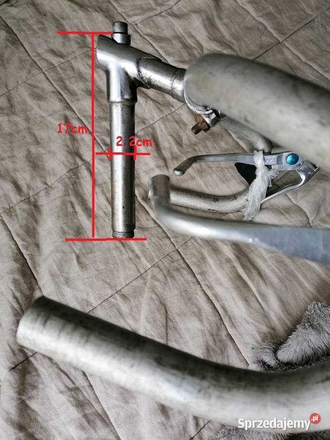 Kierownica baranek retro klamki hamulce mostek Sosnowiec