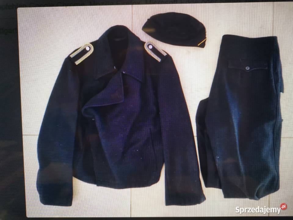 Wehrmacht czary mundur pancerny SS Panzer Militaria Pobierowo