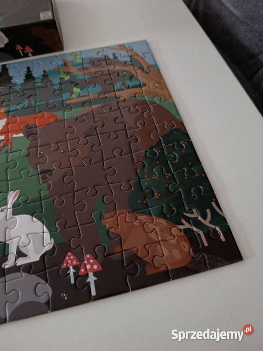 puzzle 150 elementów dziki świat Poznań sprzedam