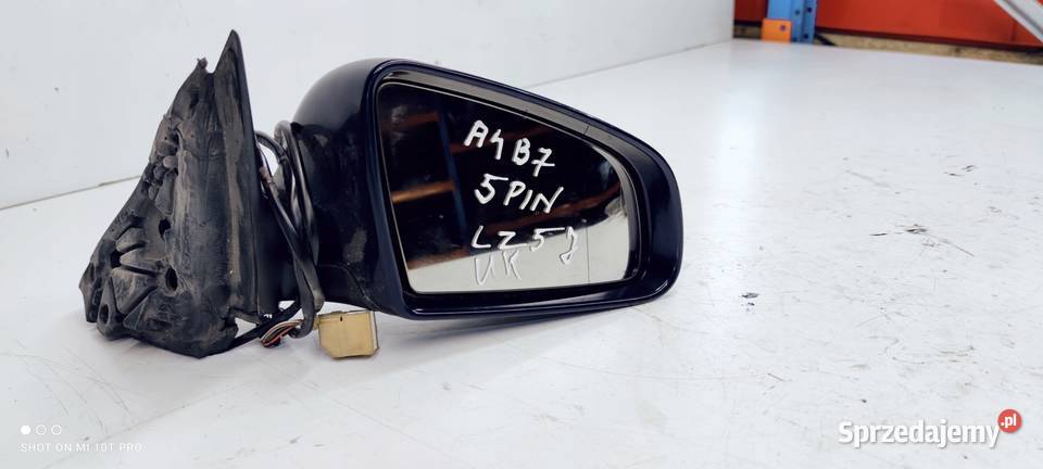 LUSTERKO ZEWNĘTRZNE PRAWE AUDI A4 B7 LZ5J 5PIN osobowe