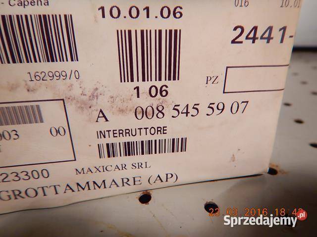 PRZEKAŹNIK ŚWIATEŁ AWARYJNYCH MERCEDES 815 F lubelskie