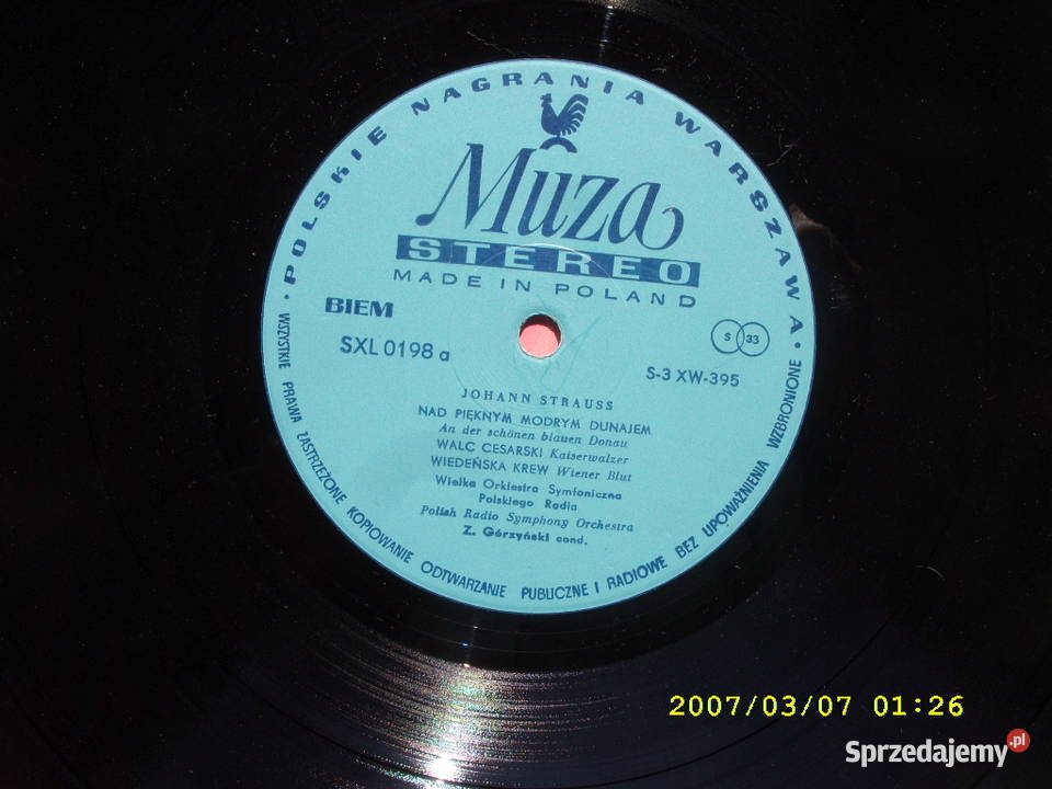 Klasyka JOHANN STRAUSS 4 plyty winylowe Wołów