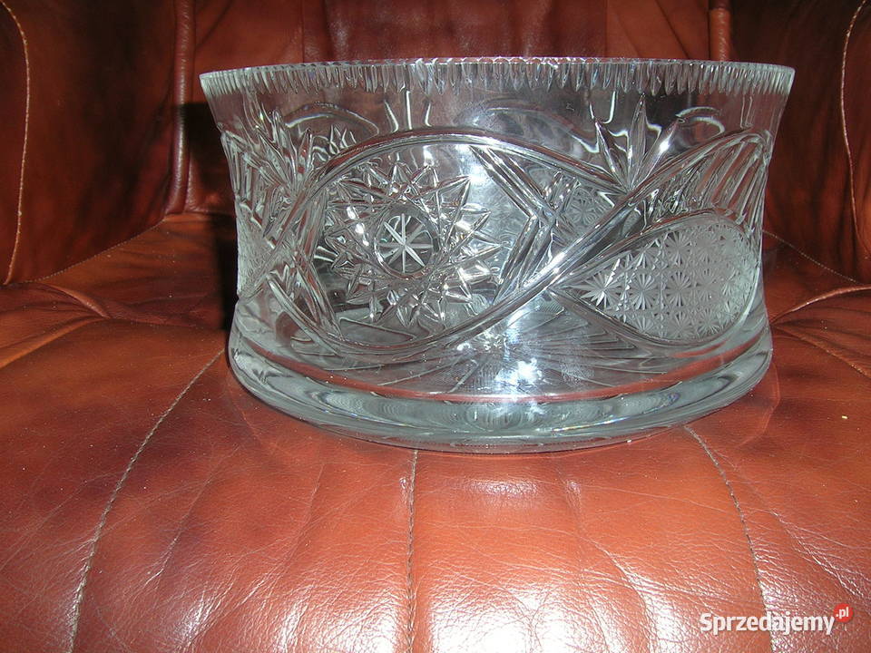 Kryształ wysoki na cukierki ciastka Czarna