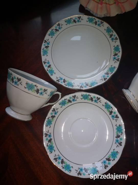 Filiżanka z talerzykiem Madę in Cina Gdańsk sprzedam