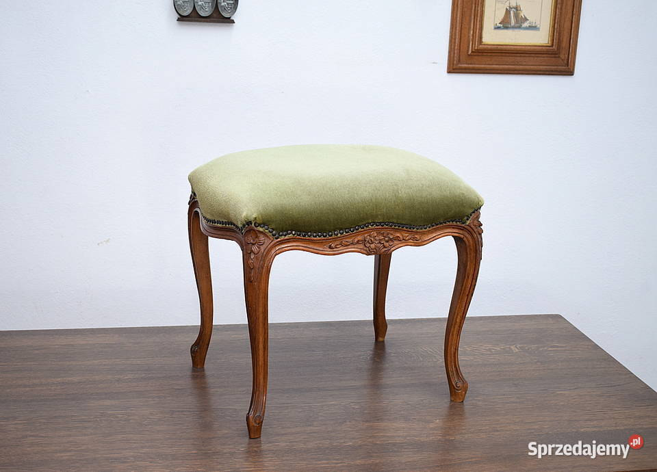 Efektowny taboret puf stołek pufa zydel podnóżek