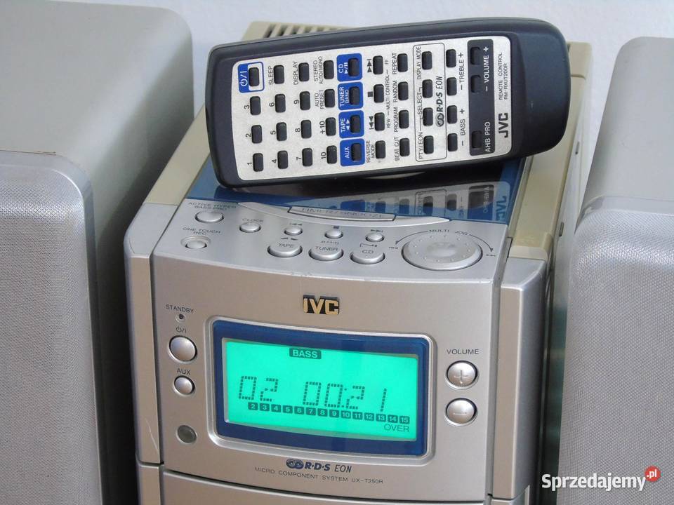 Sprawna wieża JVC UXT250 pilot kolumny WYSYŁKA Jasło sprzedam