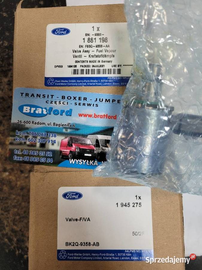 Pompa Webasto Ford Transit 1769719 BK218B552AA mazowieckie