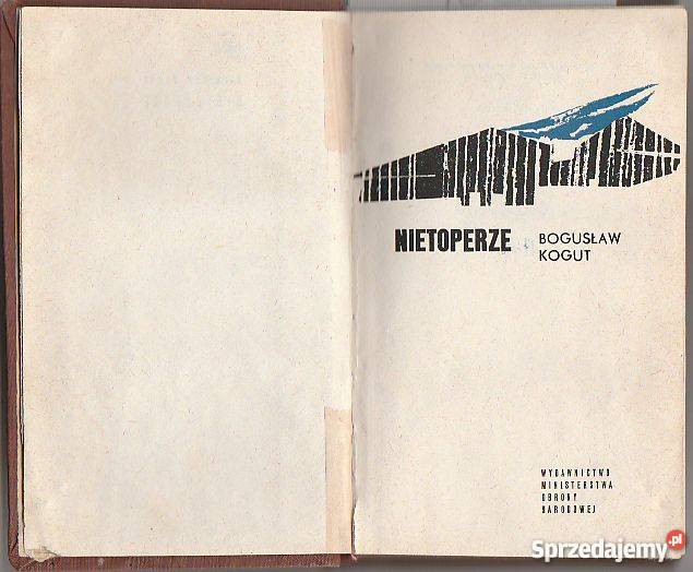 7080 NIETOPERZE BOGUSŁAW KOGUT Proza i poezja Czyrna