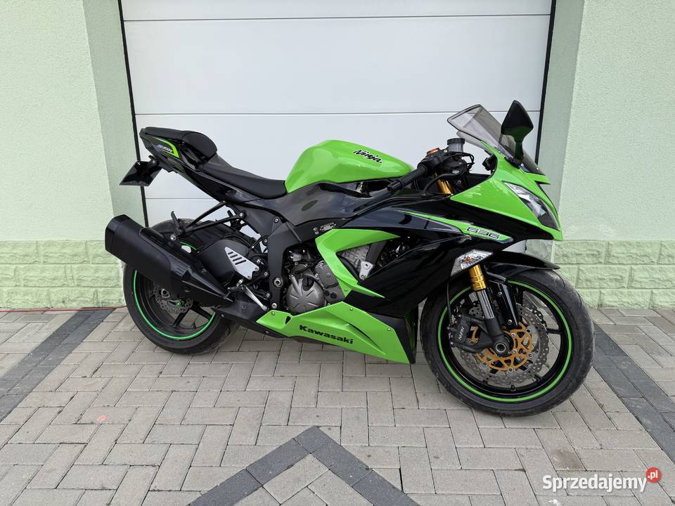 Kawasaki Ninja ZX6r 636 2017r kat A2 35kW nieuszkodzony Motoryzacja Brzozów