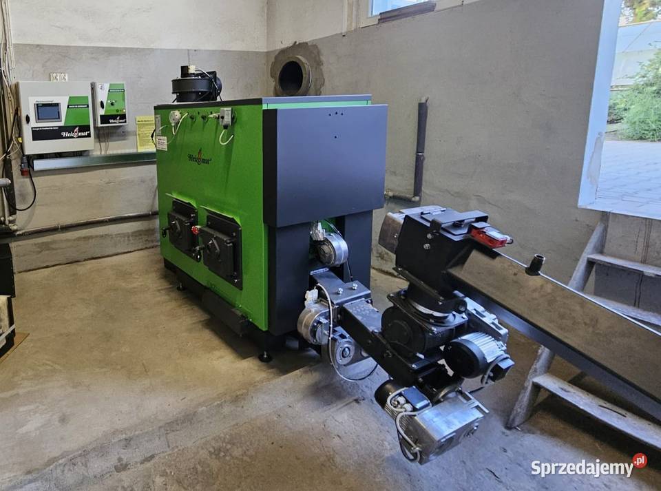 Kotły 5 kl Heizomat na biomasę zrębkę trociny pomorskie Pałubice