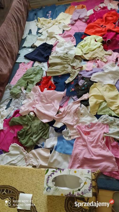 ubrania dziewczęce paka ubrań noworodka do 164 dziewczynka wielkopolskie Poznań