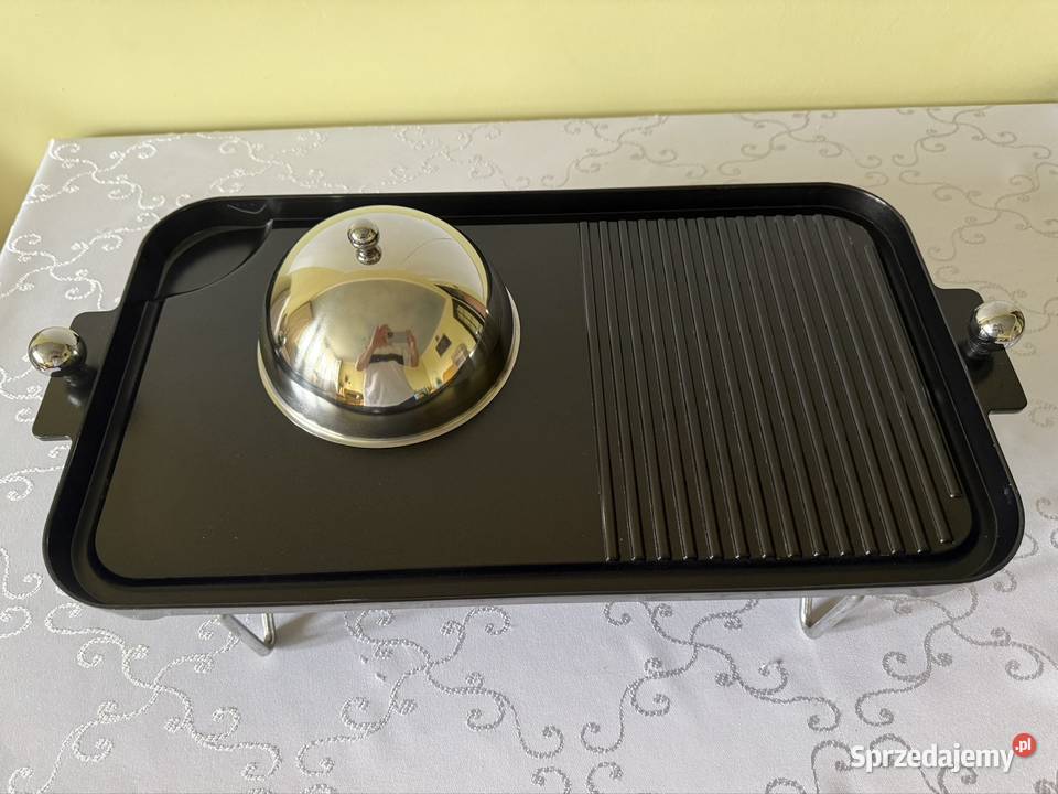 Grill Płyta Teppanyaki z Podgrzewaczami Retro