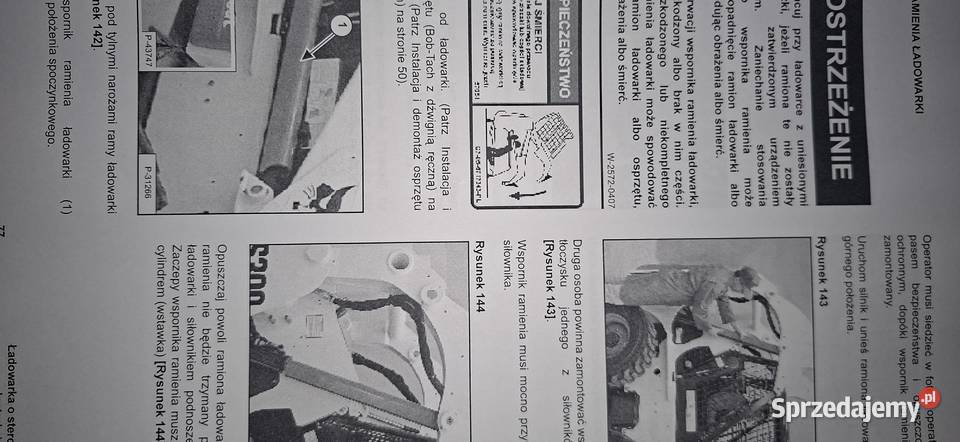 Instrukcja Obsługi i Konserwacji Bobcat S250 Antykwariat Kalisz sprzedam