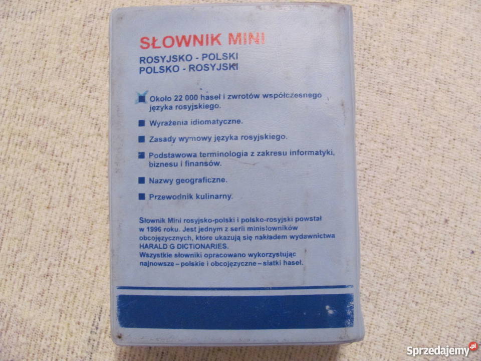 SŁOWNIK mini polsko rosyjski rosyjsko polski Płock