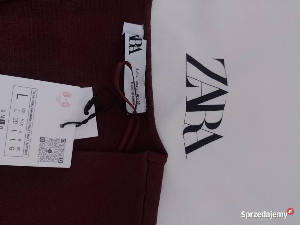 40L ZARA Brązowa Dzianinowa Kamizelka Moda i Styl Kraków sprzedam