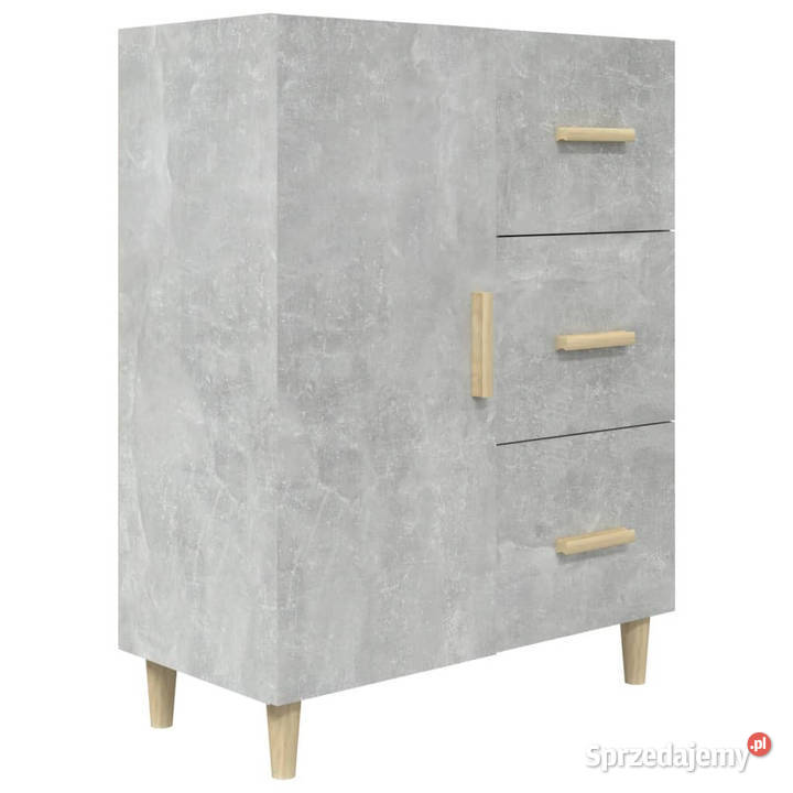 Szafka szarość betonu 695x34x90 materiał