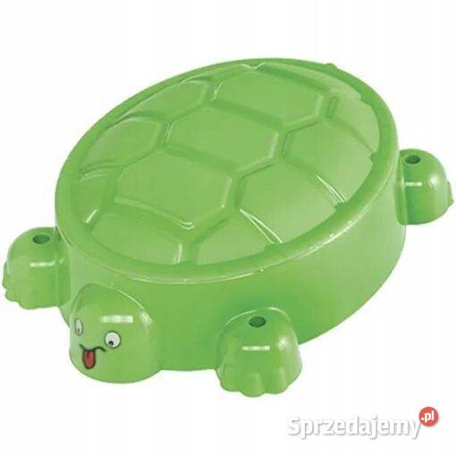 piaskownica plastikowa zamykana Żółw Kraków