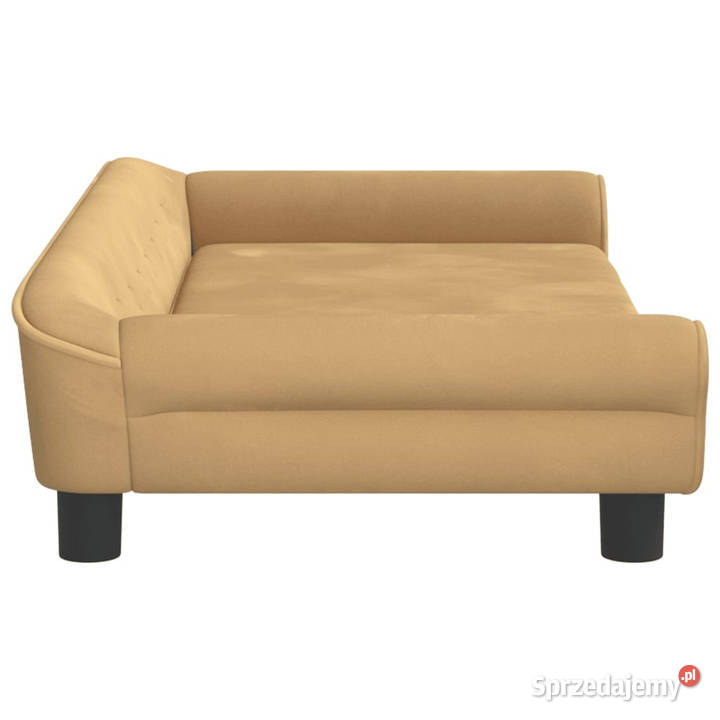 Sofa dzieci brązowa 100x50x26 aksamit WM3196398 sprzedam