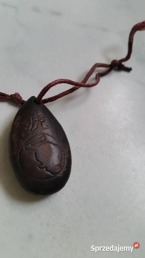 Zawieszka amulet z drewna lubelskie Puławy sprzedam