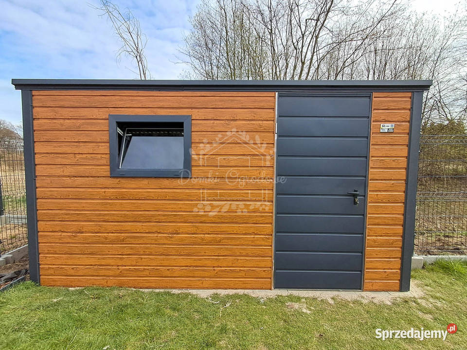 Schowek domek ogrodowy 4x2m drewnopodobny ID1021 Mysłowice
