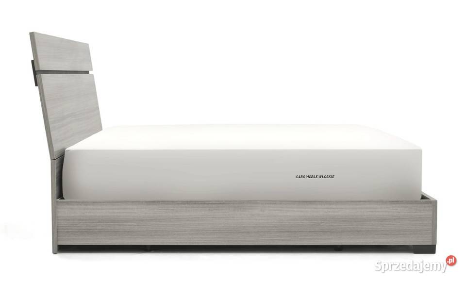 Łóżko 180 panel Kolekcja Minimalistyczna szare Przemyśl