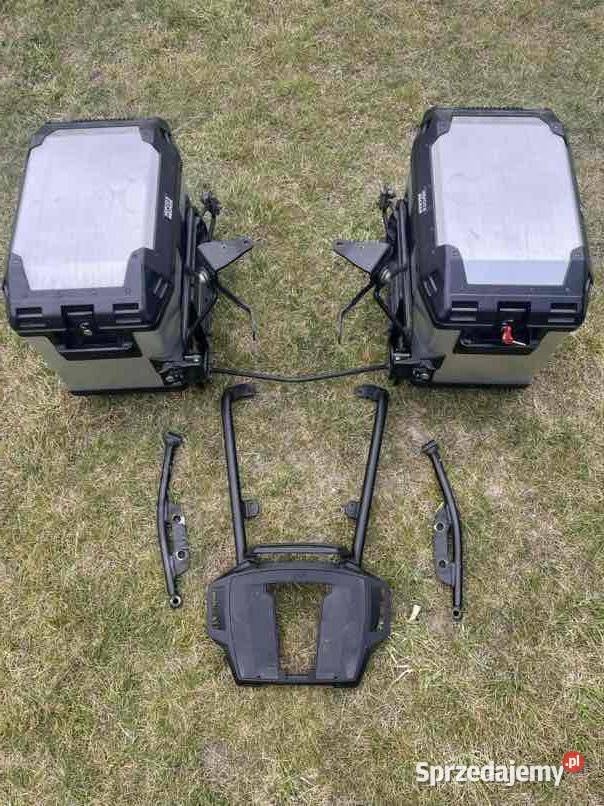 Sprzedam duże kufry hepco beckerstelaż Części i akcesoria motocyklowe lubelskie Włodawa sprzedam