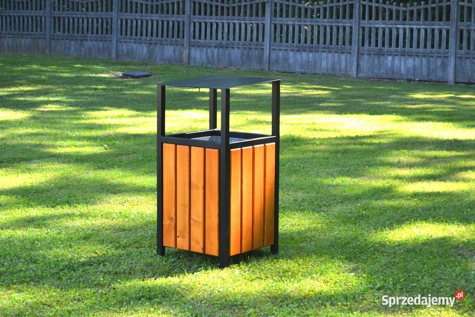 kosz uliczny na śmieci z daszkiem ogrodowy Opole sprzedam