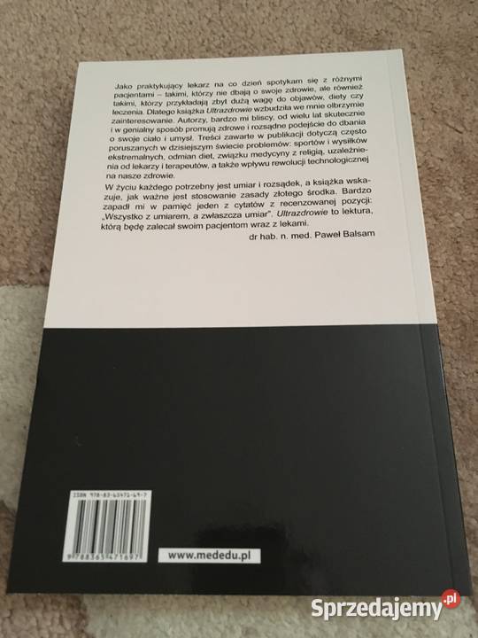 Książka Ultrazdrowie D Śliż A Mamcarz świętokrzyskie sprzedam