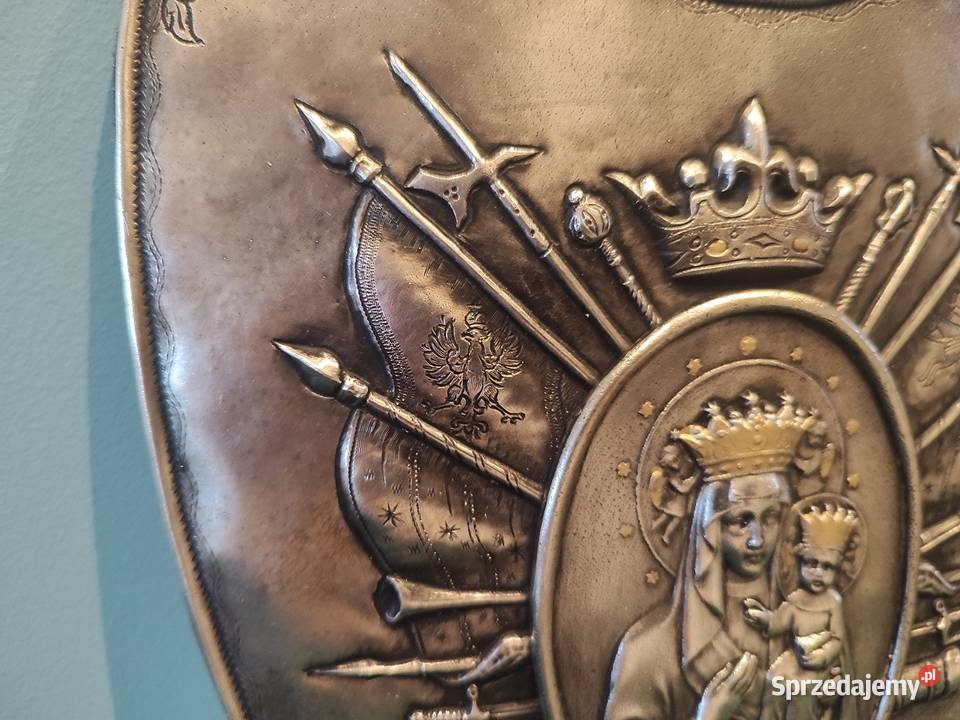 Piękny ryngraf z Matką boską Częstochowską Łódź sprzedam