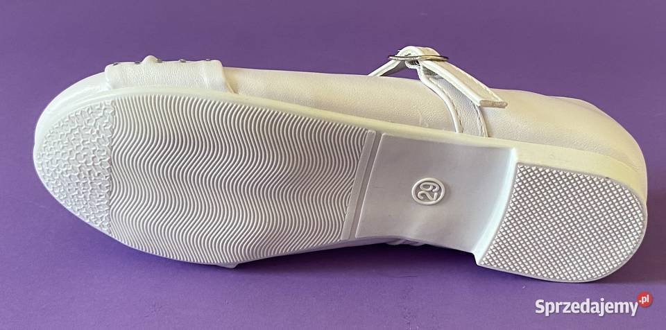Dziewczęce białe baleriny rozmiar 29 1319 dziewczynka Żyrardów