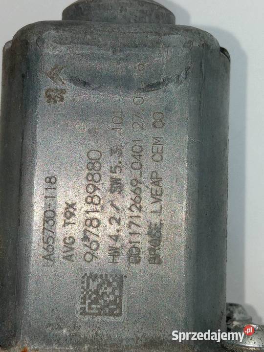 MECHANIZM SZYBY LEWY PRZÓD 9678189880 Peugeot osobowe