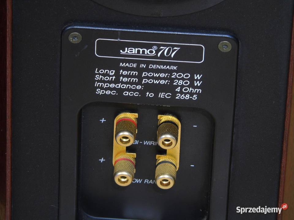 Duńskie kolumny Jamo 707 świetne stereo sprawne Słuchawki i głośniki Jasło