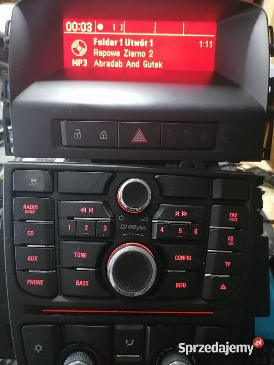 Radio CD400 Plus do Opel Astra J Meriva B wielkopolskie Poznań