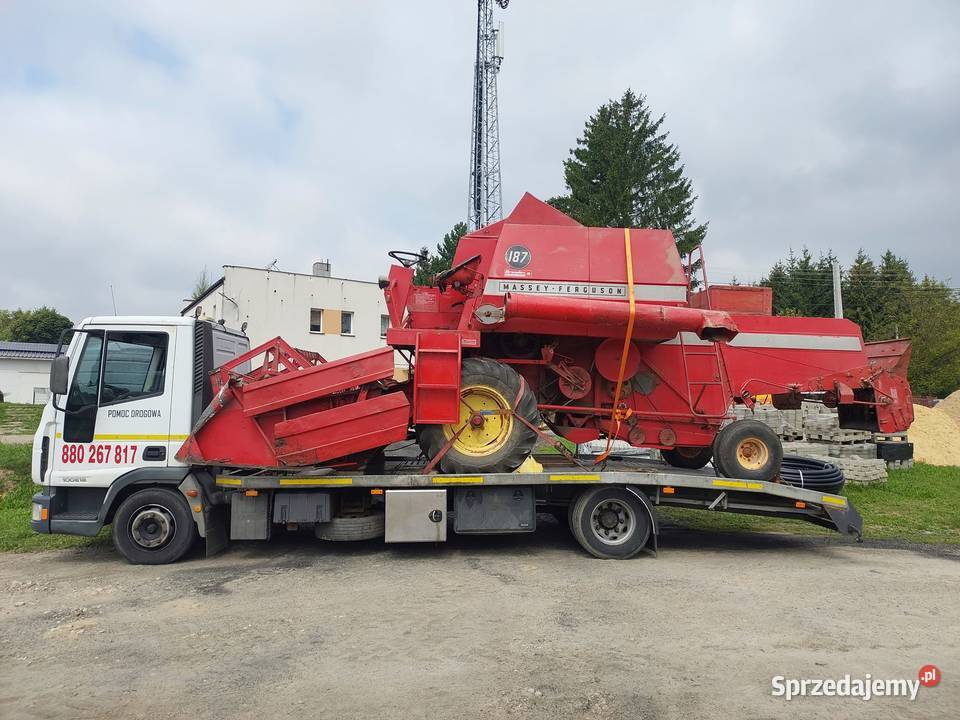 Transport maszyn rolniczych budowlanych traktory Transport specjalistyczny Jodłowa