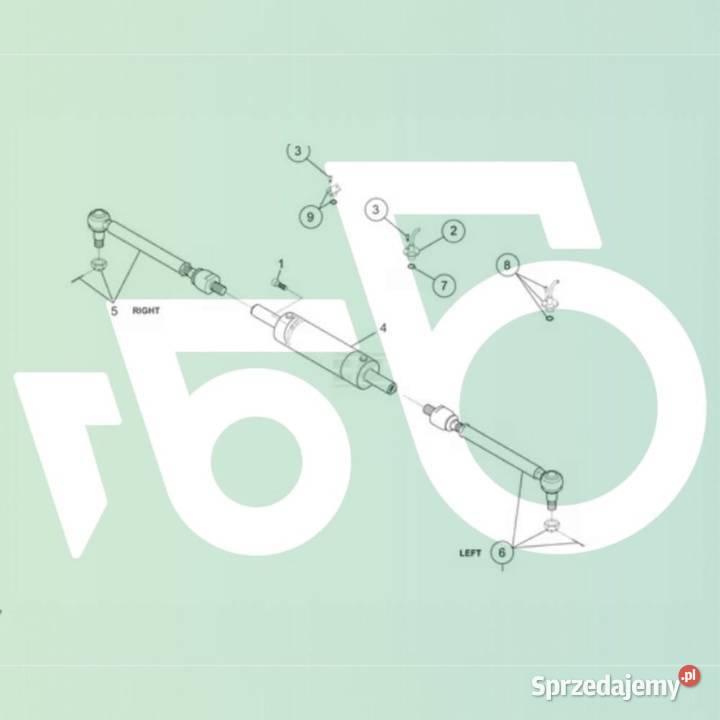 Siłownik skrętu 2122462856 Drążek Dana Spicer Wilkowo sprzedam