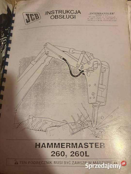 Instrukcja obsługi młot hydrauliczny Chełmiec