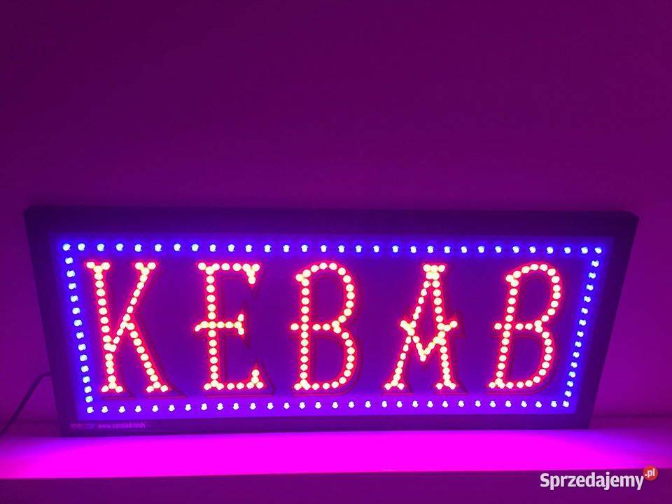 LED reklama neon KEBAB 70 x 30 zewnętrzna 230V