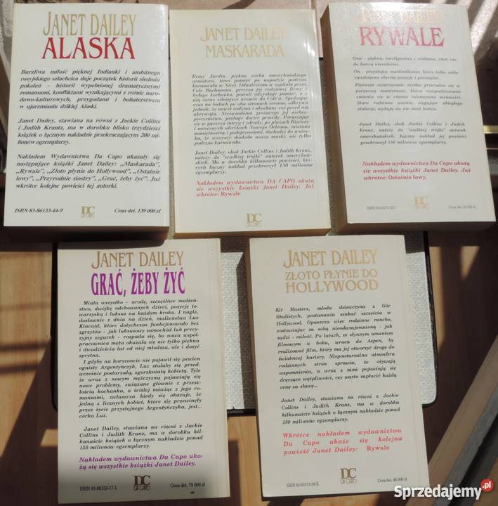 Rywale Alaska i inne Janet Dailey miłość zdrady Łódź