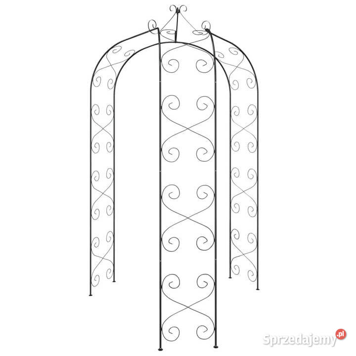 Pergola ogrodowa czarna 180x255 stalowa WM319351 Warszawa