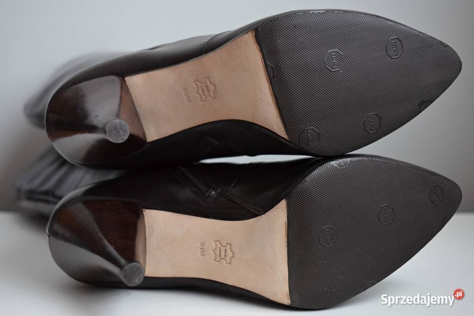 Kozaki Via Spiga z naturalnej skóry super Białystok