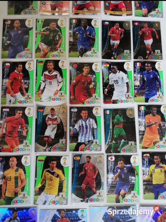 Kolekcja kart z piłkarzami 55 sztuk Pozostałe