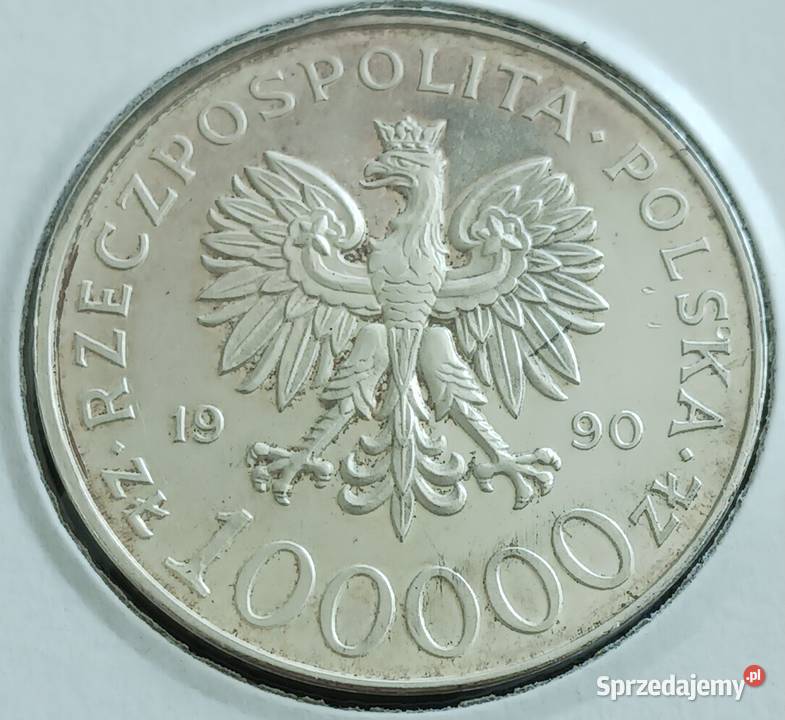 100 000 Solidarność 1990 r 4 typ A Konin