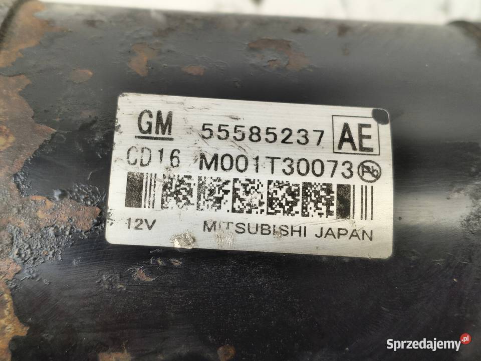 ROZRUSZNIK Opel Insignia A 20 CDTI 55585237 Układ elektryczny silnika lubelskie Chełm