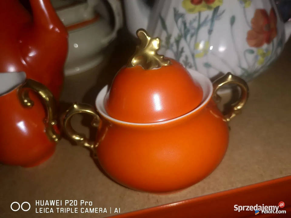 Dzbanek mlecznik cukiernica KPM Gdańsk