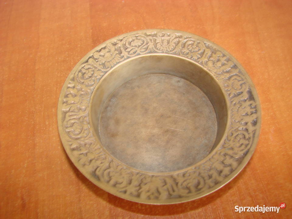 mosiężna koreańska popielniczka Antyki, Sztuka, Kolekcje Pruszcz Gdański