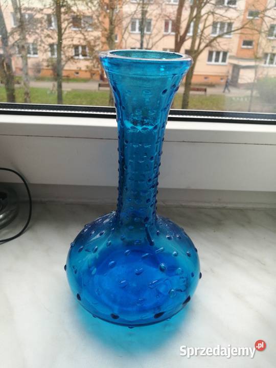 Turkusowy wazon z łezkami Choszczno